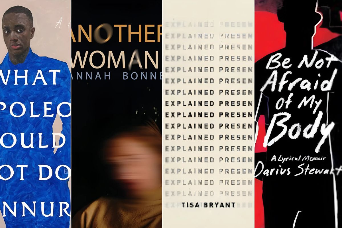 banner images featuring slices of book covers