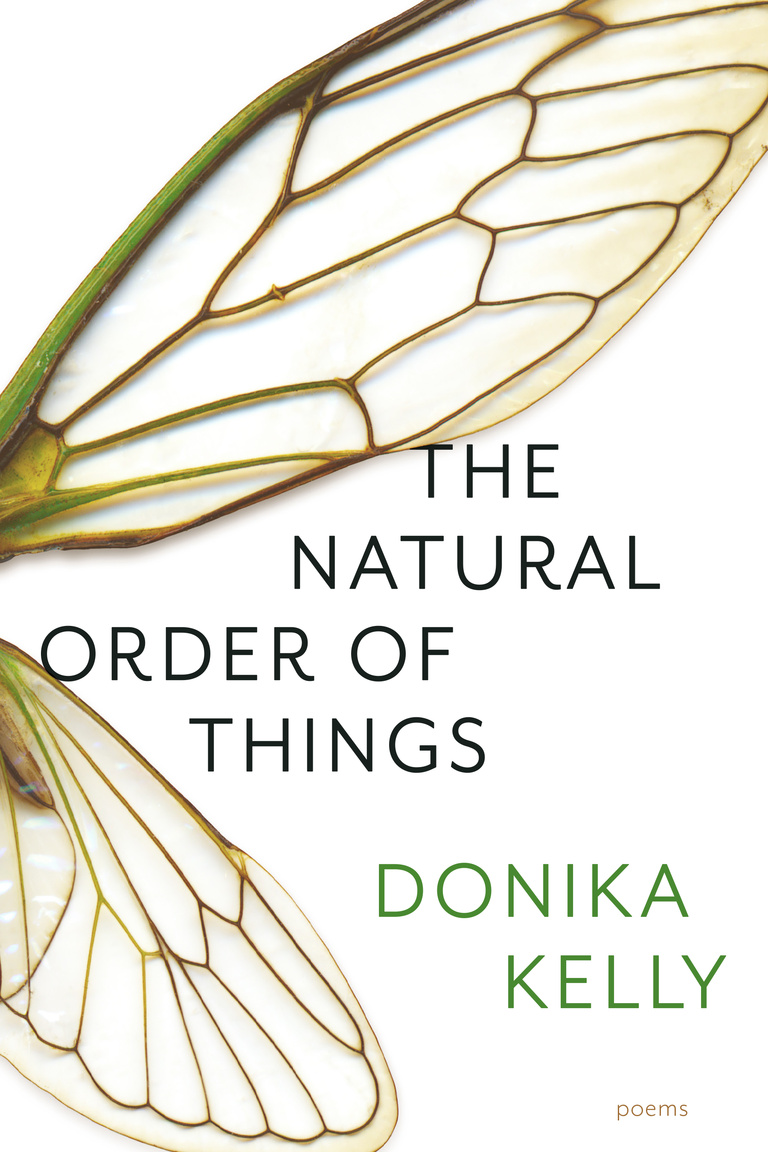 Cover of The Natural Order of Things by Donika Kelly; featuring an image of insect wings