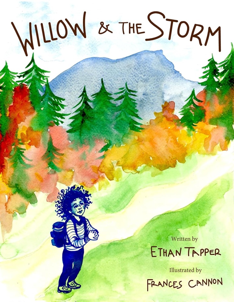 Book cover, Willow and the Storm by Ethan Tapper and illustrated by Frances Cannon