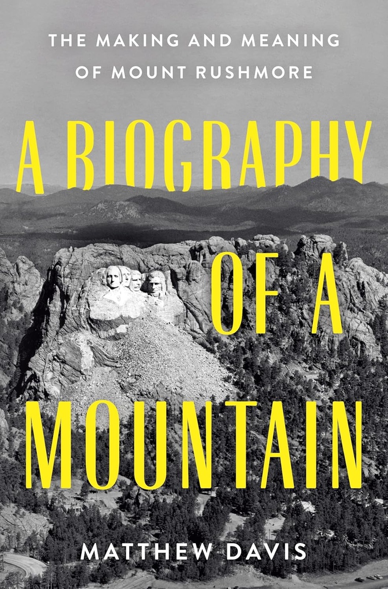 Book cover, Biography of a Mountain by Matthew Davis