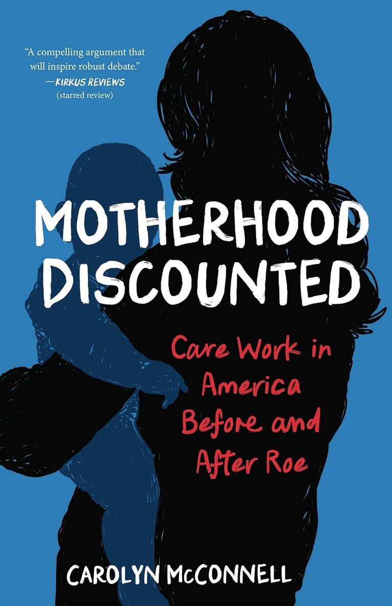 Book cover, Motherhod Discounted by Carolyn McConnell
