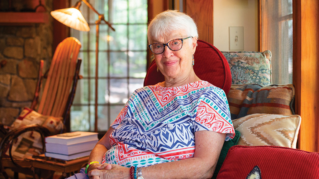 A headshot of University of Iowa alumna Carolyn Lukensmeyer. 